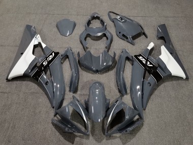 Yamaha YZF R6 Motorrad Verkleidung 2006-2007 - Nardo Grau Weiss Schwarz