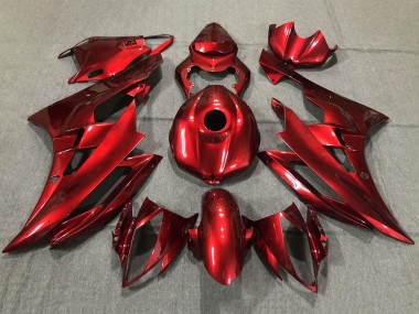 Yamaha YZF R6 Motorrad Verkleidung 2006-2007 - Rot