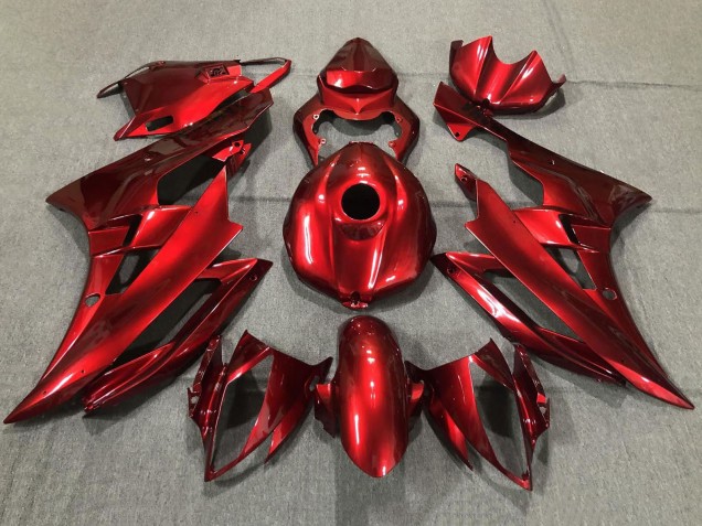 Yamaha YZF R6 Motorrad Verkleidung 2006-2007 - Rot