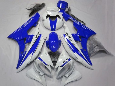 Yamaha YZF R6 Motorrad Verkleidung 2006-2007 - Weiss Blau Motul Michelin