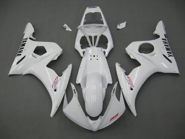 Yamaha YZF R6 Motorrad Verkleidung 2005 - Weiss Rot Schwarz