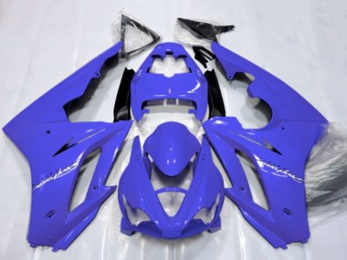 Triumph Daytona 675 Triple Motorrad Verkleidung 2006-2008 - Blau Glanzendes Schwarz
