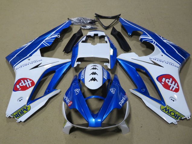 Triumph Daytona 675 Triple Motorrad Verkleidung 2009-2012 - Weiss Blau Hpi