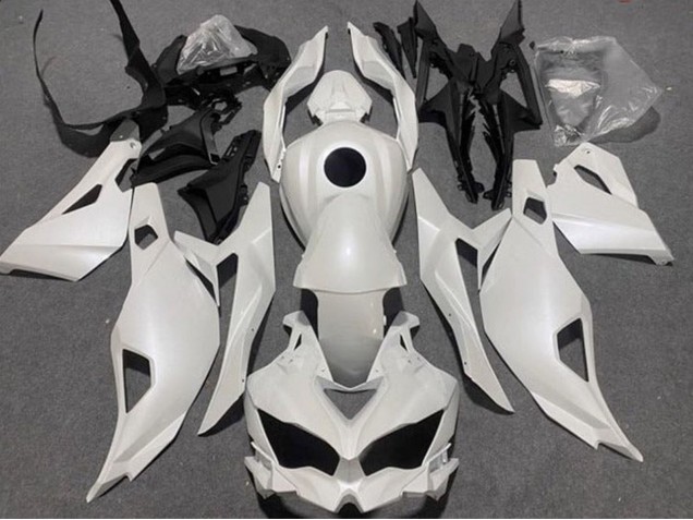 Kawasaki ZX4R ZX-4RR Motorrad Verkleidung 2019-2025 - Perl Weiss