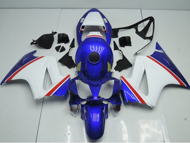 Honda VFR 800 Motorrad Verkleidung 2002-2013 - Weiss Blau Rot