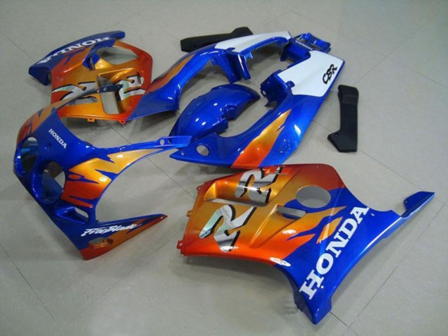 Honda CBR250RR MC19 Motorrad Verkleidung 1988-1989 - Weiss Blau Orange
