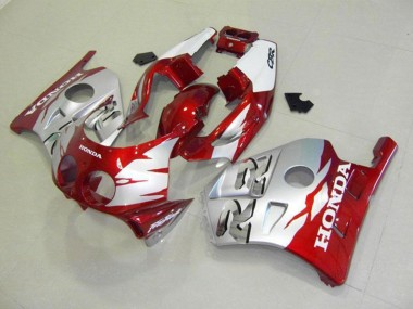 Honda CBR250RR MC22 Motorrad Verkleidung 1990-1998 - Silber Rot