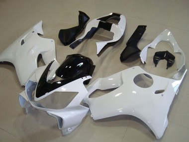 Honda CBR600 F4i Motorrad Verkleidung 2001-2003 - Weiss Glanzendes Schwarz