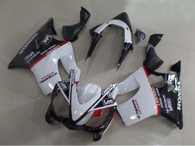 Honda CBR600 F4i Motorrad Verkleidung 2001-2003 - Weiss Rot Glanzendes Schwarz Carrera Lee