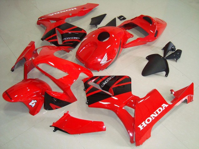 Honda CBR600RR Abs Verkleidungen 2003-2004 - Rot Glanzendes Schwarz