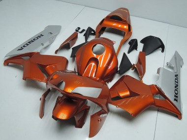 Honda CBR600RR Motorrad Verkleidung 2003-2004 - Silber Orange