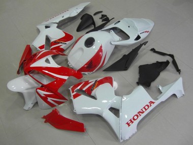 Honda CBR600RR Motorrad Verkleidung 2005-2006 - Weiss Rot