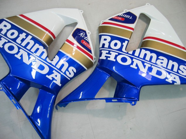 Honda CBR600RR Motorrad Verkleidung 2005-2006 - Blau Weiss Gelb Rothmans