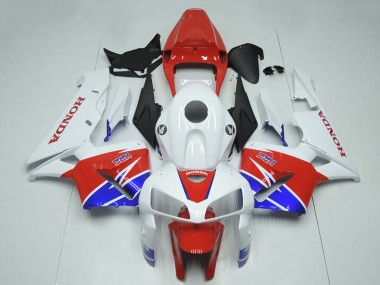 Honda CBR600RR Motorrad Verkleidung Kit 2005-2006 - Weiss Rot Blau HRC