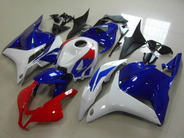 Honda CBR600RR Motorrad Verkleidung 2009-2012 - Weiss Rot Blau