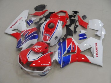 Honda CBR600RR Motorrad Verkleidung 2013-2023 - Weiss Rot Blau TT Legends