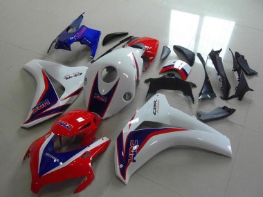 Honda CBR1000RR Motorrad Verkleidung 2008-2011 - Weiss Rot Blau HRC