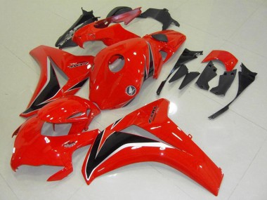 Honda CBR1000RR Motorrad Verkleidungen Kit 2008-2011 - Rot Glanzendes Schwarz
