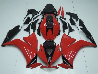 Honda CBR1000RR Motorrad Verkleidung 2012-2016 - Rot Schwarz mit Kein Aufkleber