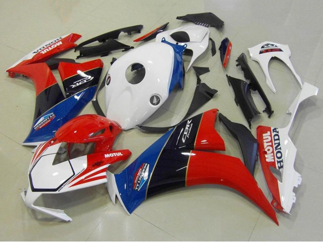 Honda CBR1000RR Motorrad Verkleidung 2012-2016 - Weiss Blau Rot Glanzendes Schwarz TT Legends