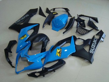 Suzuki GSXR 1000 Motorrad Verkleidung 2005-2006 - Blau Schwarz Gelb