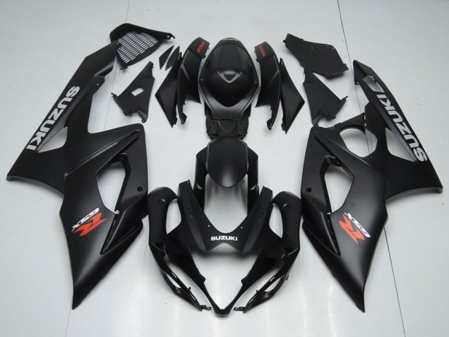 Suzuki GSXR 1000 Motorrad Verkleidung Kit 2005-2006 - Matt Schwarz