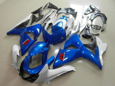 Suzuki GSXR 1000 Motorrad Verkleidung 2009-2016 - Blau Weiss Schwarz OEM Stil