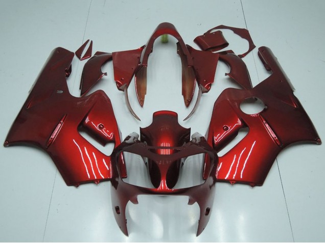 Kawasaki ZX12R Motorrad Verkleidung 2000-2001 - Bonbon Rot