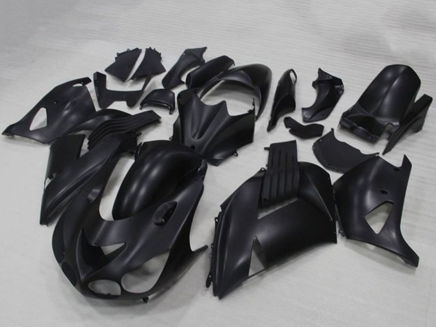 Kawasaki ZX14R ZZR1400 Motorrad Verkleidung 2006-2011 - Matt Schwarz