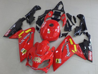 Aprilia RS125 Motorrad Verkleidung 2006-2011 - Rot Schwarz Gelb