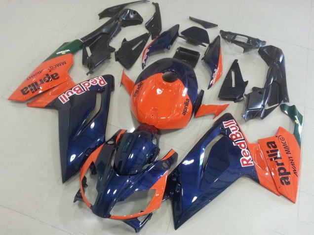 Aprilia RS125 Motorrad Verkleidung 2006-2011 - Orange Dunkel Blau