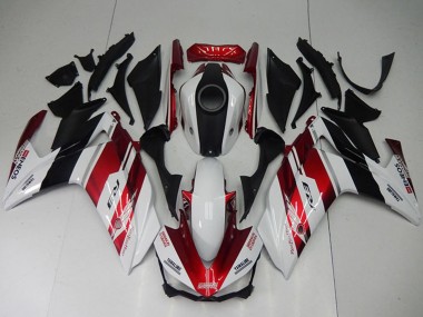Yamaha YZF R3 Motorrad Verkleidung 2015-2018 - Weiss Rot Schwarz