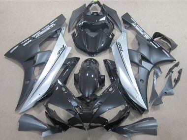 Yamaha YZF R6 Motorrad Verkleidung 2006-2007 - Glanzendes Schwarz Matt Schwarz Silber