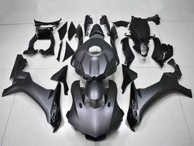 Yamaha YZF R1 Motorrad Verkleidung 2015-2019 - Matt Schwarz Glanzendes Schwarz