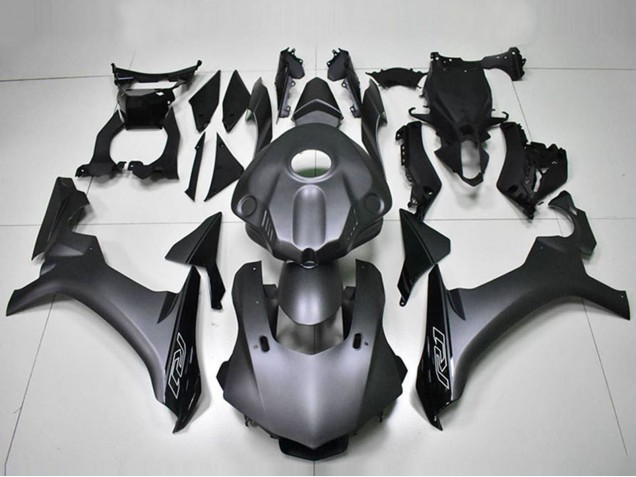 Yamaha YZF R1 Motorrad Verkleidung 2015-2019 - Matt Schwarz Glanzendes Schwarz
