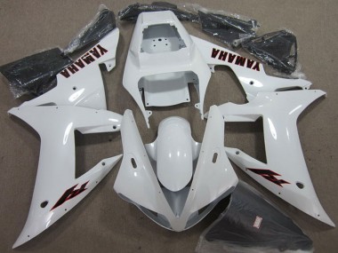 Yamaha YZF R1 Motorrad Verkleidung 2002-2003 - Weiss