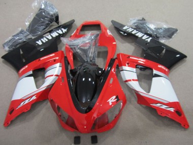 Yamaha YZF R1 Motorrad Verkleidung 2009-2011 - Rot Weiss Schwarz