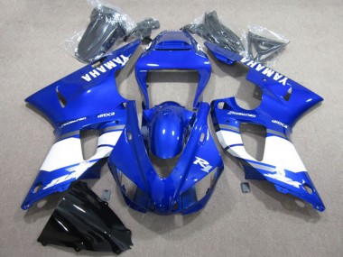 Yamaha YZF R1 Motorrad Verkleidung 2009-2011 - Blau Weiss