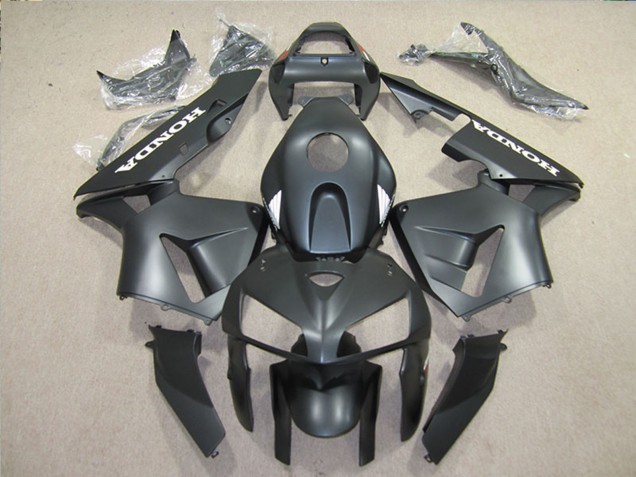 Honda CBR600RR Motorrad Verkleidungen Kit 2005-2006 - Matt Schwarz