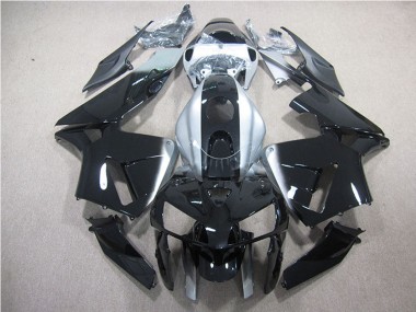 Honda CBR600RR Motorrad Verkleidung 2005-2006 - Glanzendes Schwarz Silber