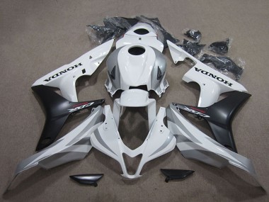 Honda CBR600RR Motorrad Verkleidung 2007-2008 - Weiss Matt Schwarz