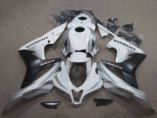 Honda CBR600RR Motorrad Verkleidung 2007-2008 - Weiss Matt Schwarz