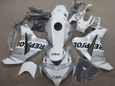 Honda CBR1000RR Motorrad Verkleidung 2008-2011 - Weiss Silber Schwarz Repsol