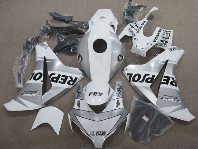Honda CBR1000RR Motorrad Verkleidung 2008-2011 - Weiss Silber Schwarz Repsol