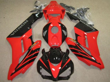 Honda CBR1000RR Motorrad Verkleidung 2004-2005 - Rot Glanzendes Schwarz Fireblade