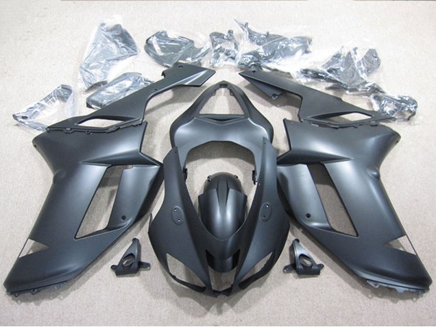 Kawasaki ZX6R Motorrad Verkleidung 2007-2008 - Schwarz