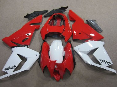 Kawasaki ZX10R Motorrad Verkleidung 2004-2005 - Rot Weiss Ninja