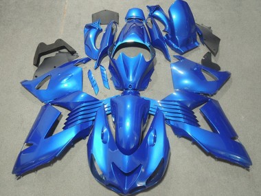 Kawasaki ZX14R ZZR1400 Motorrad Verkleidung 2006-2011 - Blau