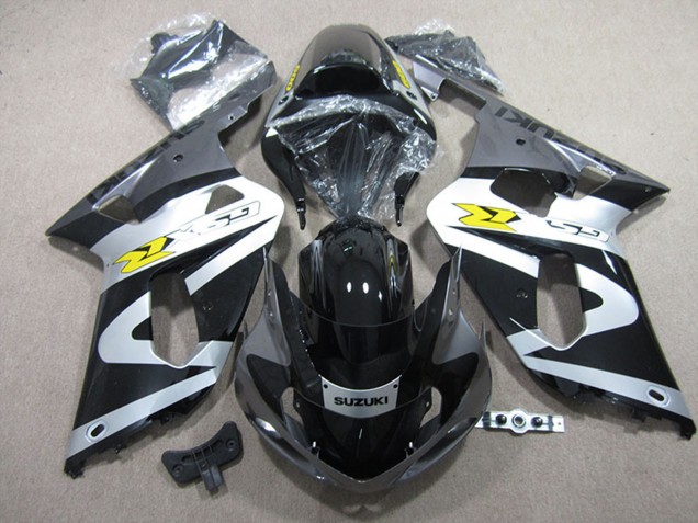Suzuki GSXR 600 Motorrad Verkleidung 2001-2003 - Schwarz Weiss