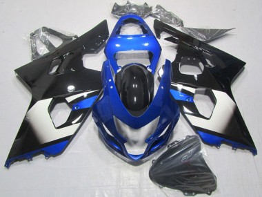 Suzuki GSXR 600 Motorrad Verkleidung 2004-2005 - Blau Weiss Schwarz